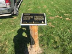 Another type of plaque installation.