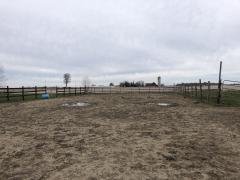 Riding area before grading