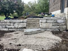 Stone Supplied for this armoustone wall